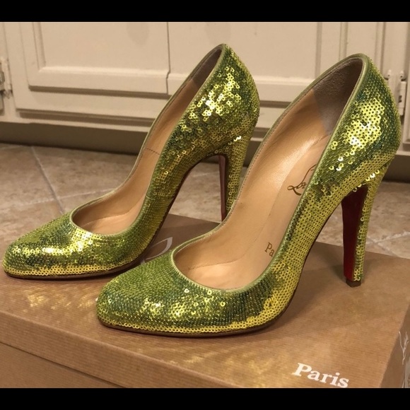 lime green louboutin